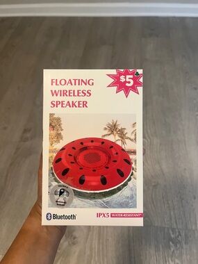 Floating Wireless Bluetooth Speaker - Red